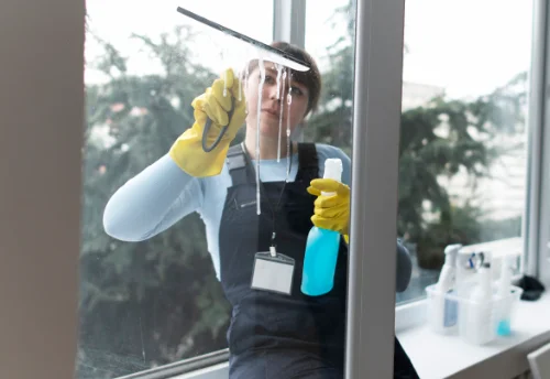 Nettoyage de vitres intérieures et extérieures à Sainte-Gemme